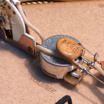 General Vintage Tone Telecaster Prewired harness electronics 1966 - 1970 True vintage NOS RMC capacitors 1 image 3