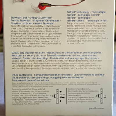 Bose  SoundSport in-Ear headphones wired in Original Packaging image 3