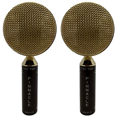 Pinnacle Microphones Fat Top Ribbon Microphones (Brown)