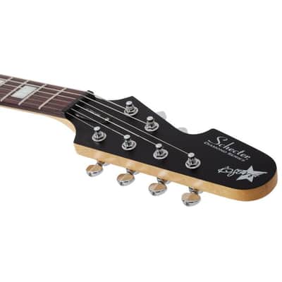 Schecter Robert Smith UltraCure Electric Guitar, Black Pearl image 5
