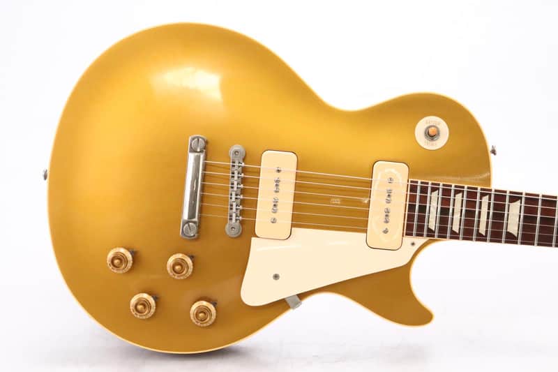 ギター Gibson Les Paul Gold Top 2004 2004 Gibson Custom Historic R6 Les Paul Gold Top Electric Guitar w