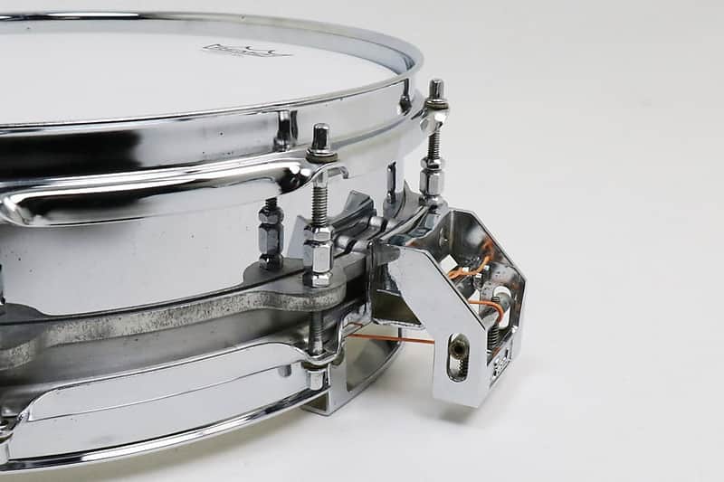 Pearl S-814P Free-Floating Steel 14x3.5" Piccolo Snare Drum (1st Gen) 1985 - 1991 image 4