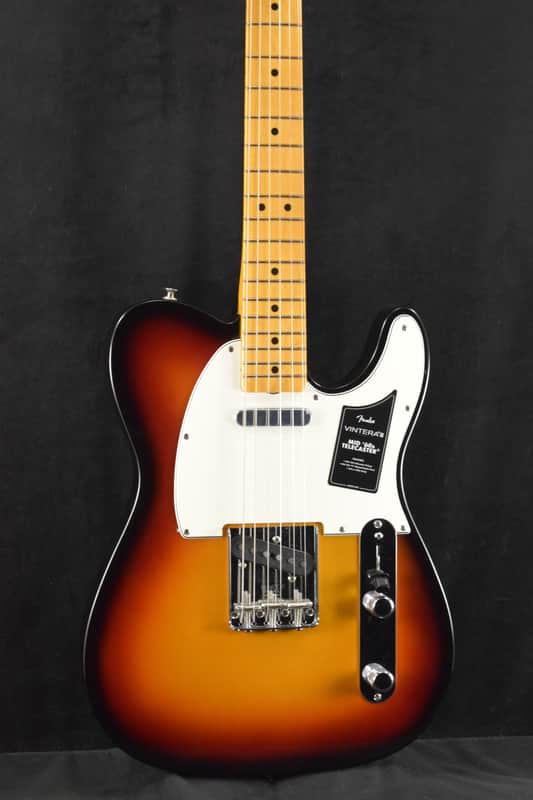 Mint Fender Vintera III Mid '60s Telecaster 3-Color Sunburst Maple Fingerboard
