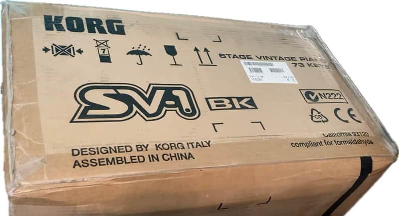 Korg SV1-73 Stage Vintage Digital Piano 2018 - Present - Black with White / Black Keys image 1