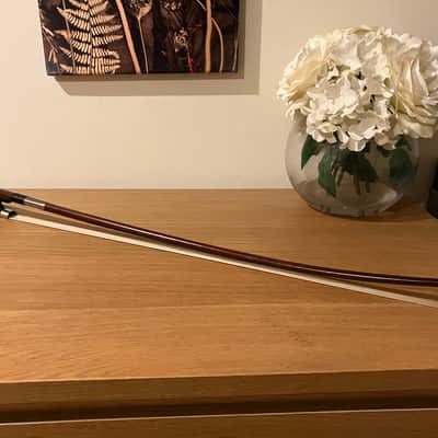 Double Bass French Bow - Brazilwood - ideal Student Bow image 14