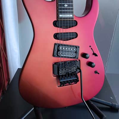 1987 MIJ By ESP Kramer Bluesbreaker, Neck-Through, Gradient Metallic Orange, Kramer Gig Bag image 1