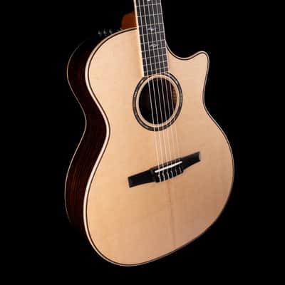 Taylor 814ce-N Nylon String Acoustic Electric Guitar Natural With Case image 6