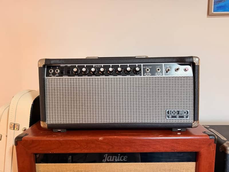 Music Man 100 RD 100-Watt Guitar Amp Head with Distortion 1980 - 1984 - Black image 1