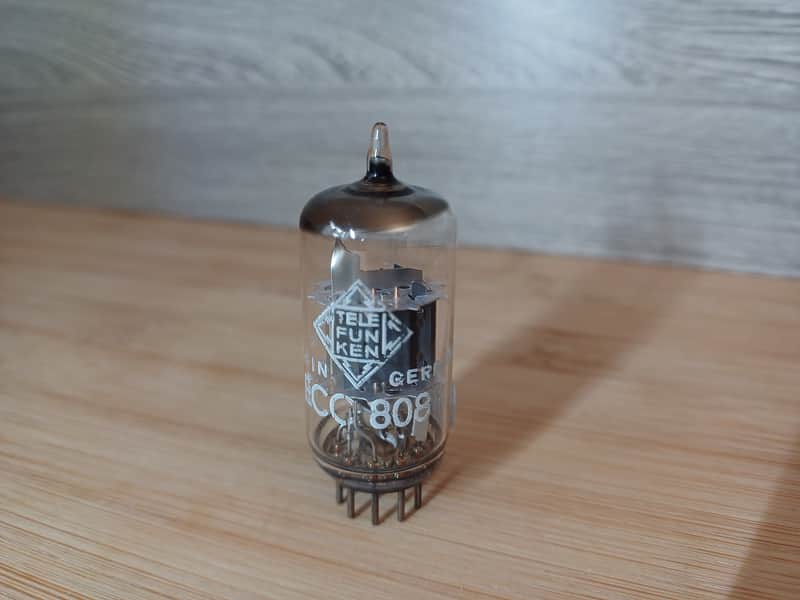 Very strong perfectly balanced NOS Telefunken ecc808 for high end hifi preamp Orgaphon, Echolette RFT Klang flim image 1