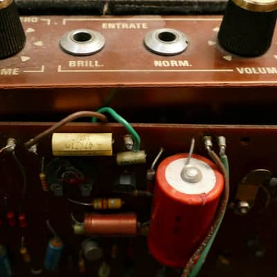 Falcon Electronics Guitar reverb 125-2C 1969 maron image 5