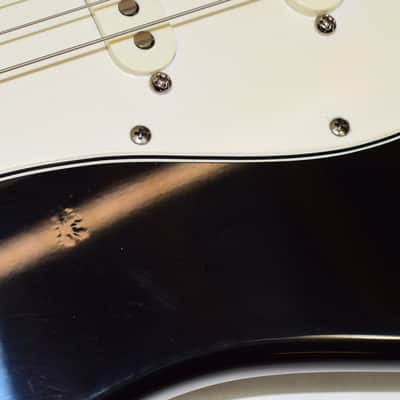 1995 Fender American Standard Stratocaster Electric Guitar, Maple Fingerboard, Black w/ Case image 7