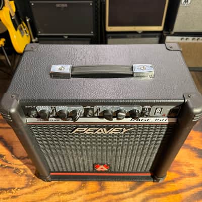 Peavey Rage 158 III TransTube Series 15-Watt 1x8" Guitar Combo 2000s - Black with Red Trim image 4