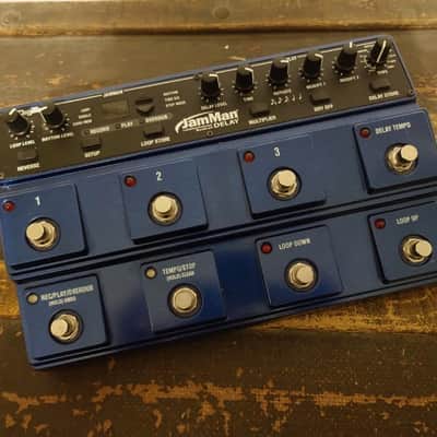 DigiTech JamMan Delay Looper Phrase/Sampler 2010s - Blue | Reverb