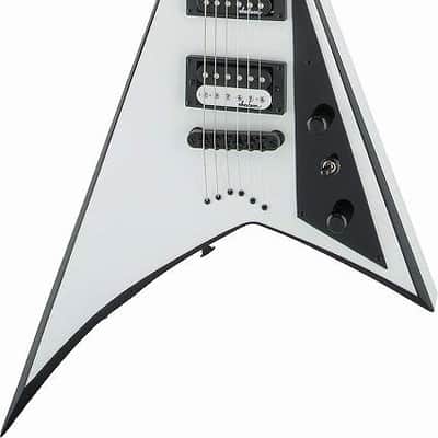 Jackson JS Series Rhoads JS32T - White with Black Bevels image 8