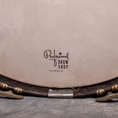 WFL 24" Kick Drum 1940-1955 - White Marine Pearl 24x14 bass drum image 4