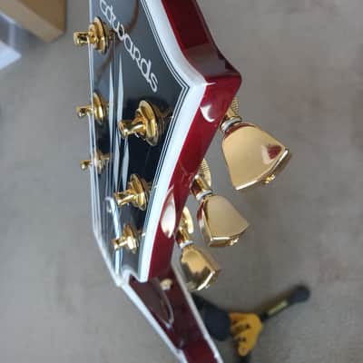 Edwards ESP - 2025 - Extremely Limited - Cherry - Custom Pickups - Grover Locking Tuners - Upgraded Everything - TKL Hardshell Case - Excellent Condition - Fast FREE Shipping - Final Price Drop! image 13