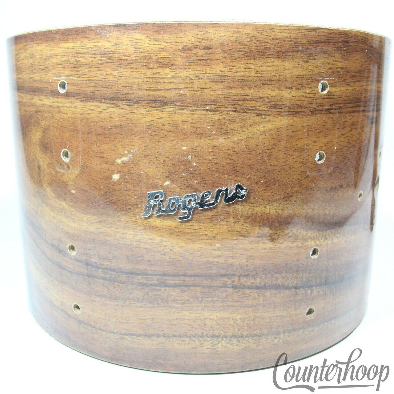 Rogers 9x13"Koa Wrap Powertone Tom Drum Shell Fullerton,CA Vintage 70s USA — main photograph