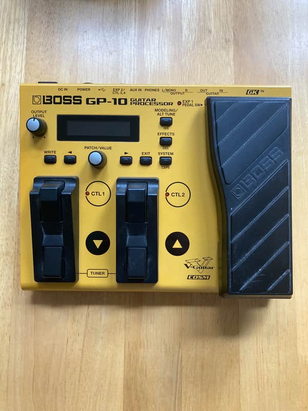 Boss GP-10 Guitar Processor Multi-Effect Unit 2014 - 2019 - Yellow image 1