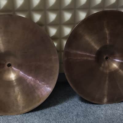 Paiste Dixie HiHats 13" Cymbals hi-hat medium thin image 2