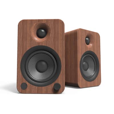 Kanto: YU4 Powered Bookshelf Speakers - Walnut (YU4WALNUT) Walnut image 4