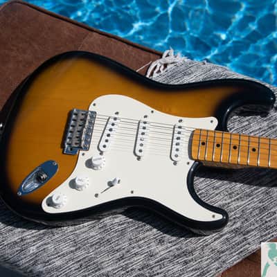 2007 Fender ST57-78TX - '57 Stratocaster Reissue - 7 lbs 9 oz's! - Crafted in Japan - Premium Alder Body & USA Texas Special PU's - Pro Set Up! w Perfect Frets/ Action/Intonation image 14