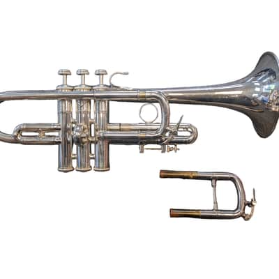 Bach 304 Silver Plated Eb/D Trumpet image 1