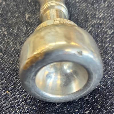 Austin Custom Brass TA1CS trumpet mouthpiece - Silver Plate image 4
