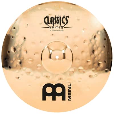 Meinl Cymbals CC-EM480 Classics Custom Extreme Metal Cymbal Box Set Pack with 14" Hi Hat, 18" Crash, 20" Ride (VIDEO) image 4