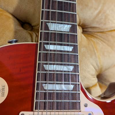 Gibson Les Paul Standard 50's Figured Top Heritage Cherry Sunburst s#235330348 image 5