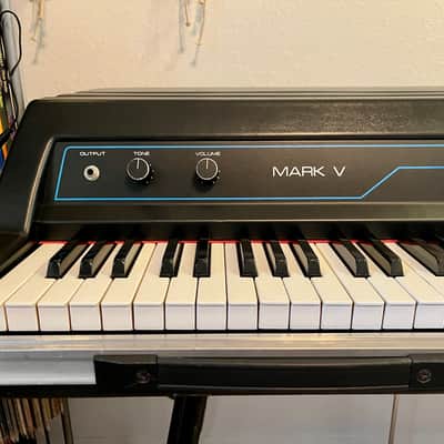 Rhodes Mark V Stage 73 73-Key Electric Piano 1984 Black image 7