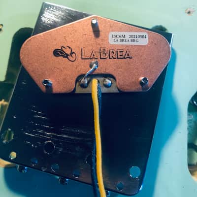 MJT/Fender Telecaster Esquire Aged Surf Green Nitro over 3-tone Sunburst image 18