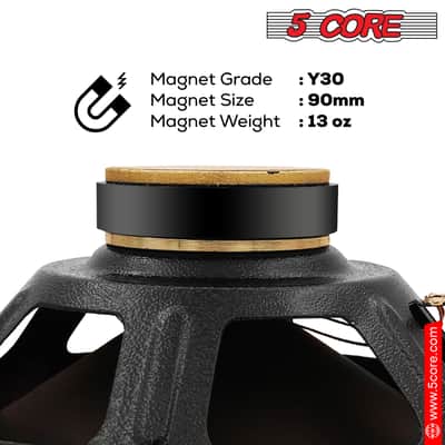 5 Core 10 inch Guitar Speaker 60W RMS 8 Ohm 13Oz Magnet Replacement Driver for Guitars Amplifier image 4