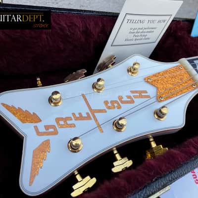 ♚TIMEWARP♚07 GRETSCH G-6136 DS WHITE FALCON♚Dynasonics♚Mother Pearl BLOCKS♚2.75" Body Depth ! image 7