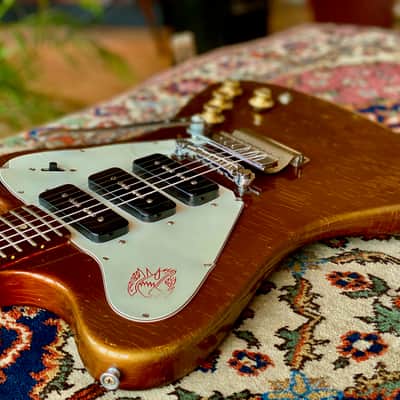 1966 Gibson Firebird III Sparkling Burgundy Metallic Non-Reverse image 8