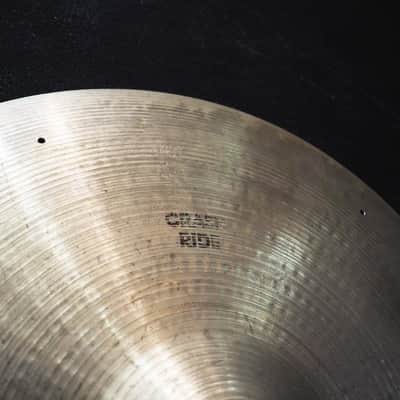 Zildjian VINTAGE 70s A Zildjian Crash Ride 18 [1538g] image 4