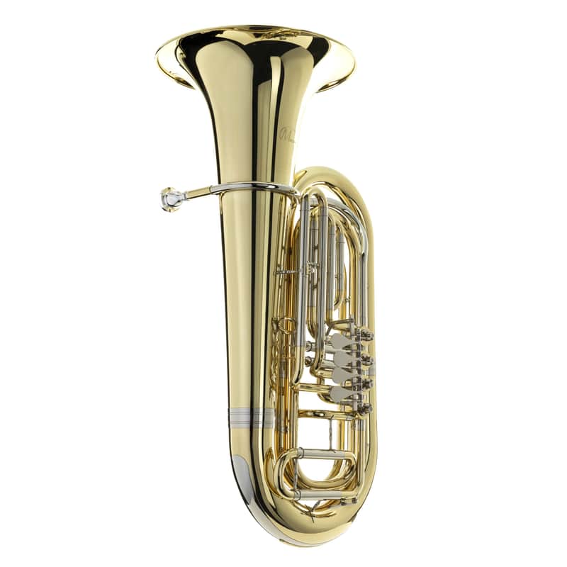 Monzani MZBB-500L Bb-Tuba Brass, 4 Valves - Bb Tuba image 1