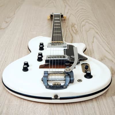 1965 Supro Martinique Val-Trol Resoglass Vintage Electric Guitar White, Valco image 13