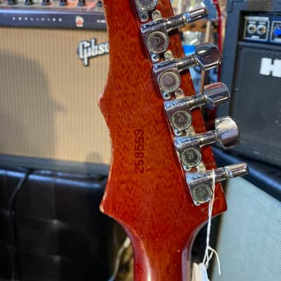 Epiphone Olympic Vintage Mahogany Under 6 lbs! Lollar P90–Les Paul Junior Jr Killer! 1965 - Cherry image 6