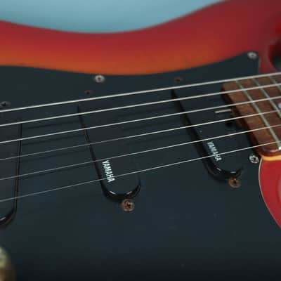Yamaha SE903A Stratocaster Active Electric Guitar Cherry Sunburst image 11