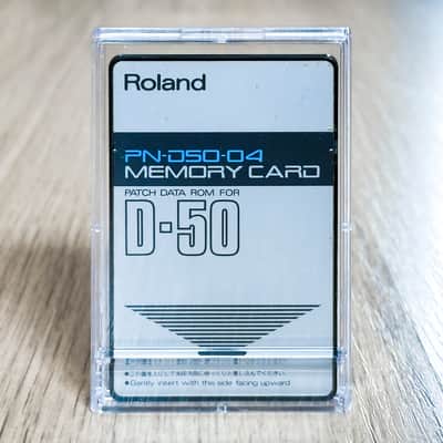 Roland D-50 / D-550 Voice ROM Data Card // PN-D50-04 // DECAY GROUP II // Rare!