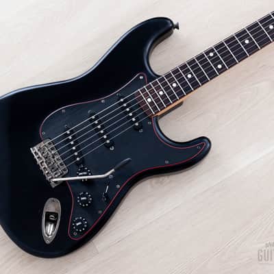 2020 Fender Stratocaster Noir SSS Limited Edition Matte Black, Japan MIJ image 1