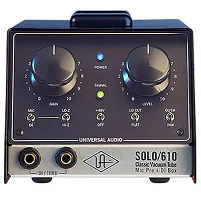 Universal Audio Solo/610 Classic Tube Single Channel Mic Preamplifier And DI Box image 1