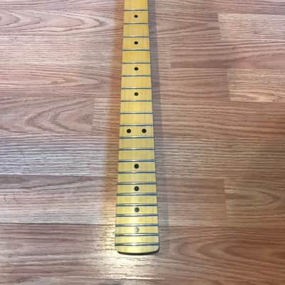 Warmoth Stratocaster Neck Maple Nitro Satin Boat Neck 1 11/16" Nut 6105 image 2