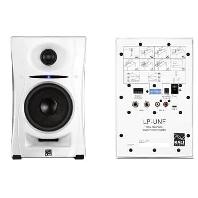 Kali Audio LP-UNF Ultra-Nearfield Studio Monitors (Pair, White) - 4" image 2