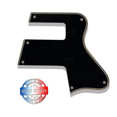 5 ply Black/Cream WIDE BEVEL Pickguard for Gibson Les Paul Special Double Cut Reissue & VOS image 3