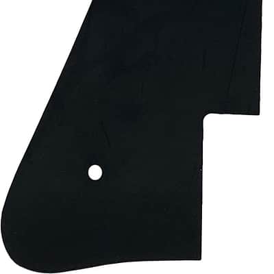 1 Set 1Ply Electric Guitar Pickguard Scratch Plate Backplate Switch Covers with Silver Bracket for Gibson Les Paul Style Guitar Replacement Black image 2