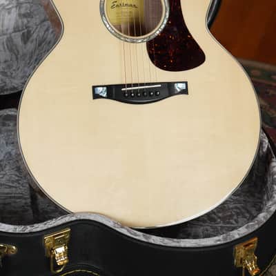(Used) Eastman AC630-BD Engelmann Spruce/Flamed Maple Blonde Jumbo Acoustic Guitar #7984 image 2