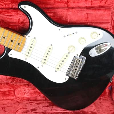 Fender American Vintage ’57 Stratocaster Reissue (AVRI) 1989 - Black (Nitrocellulose Lacquer) image 2