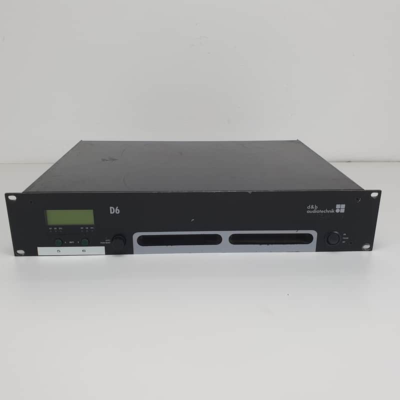 D&B D6 PA Dual channel amplifier image 1