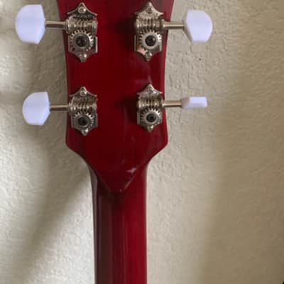Hofner Club Bass Translucent red image 5